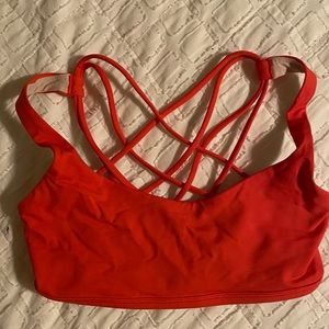 Size 6 Red Lululemon bra